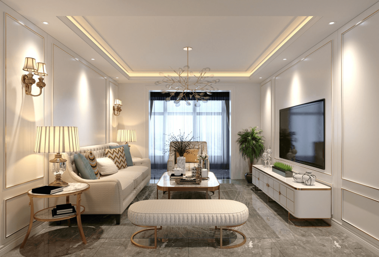 Lights in Lounge Room
