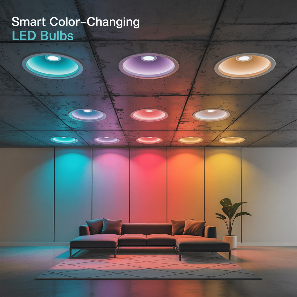 6. Smart Color-Changing LED Bulbs