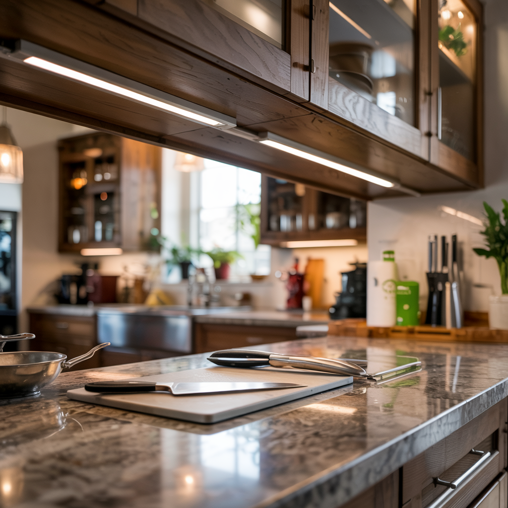 Under-Cabinet LED Lighting in Kitchens