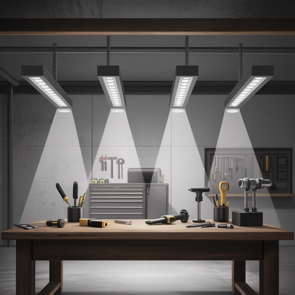 LED Shop Lights for Workbench Illumination