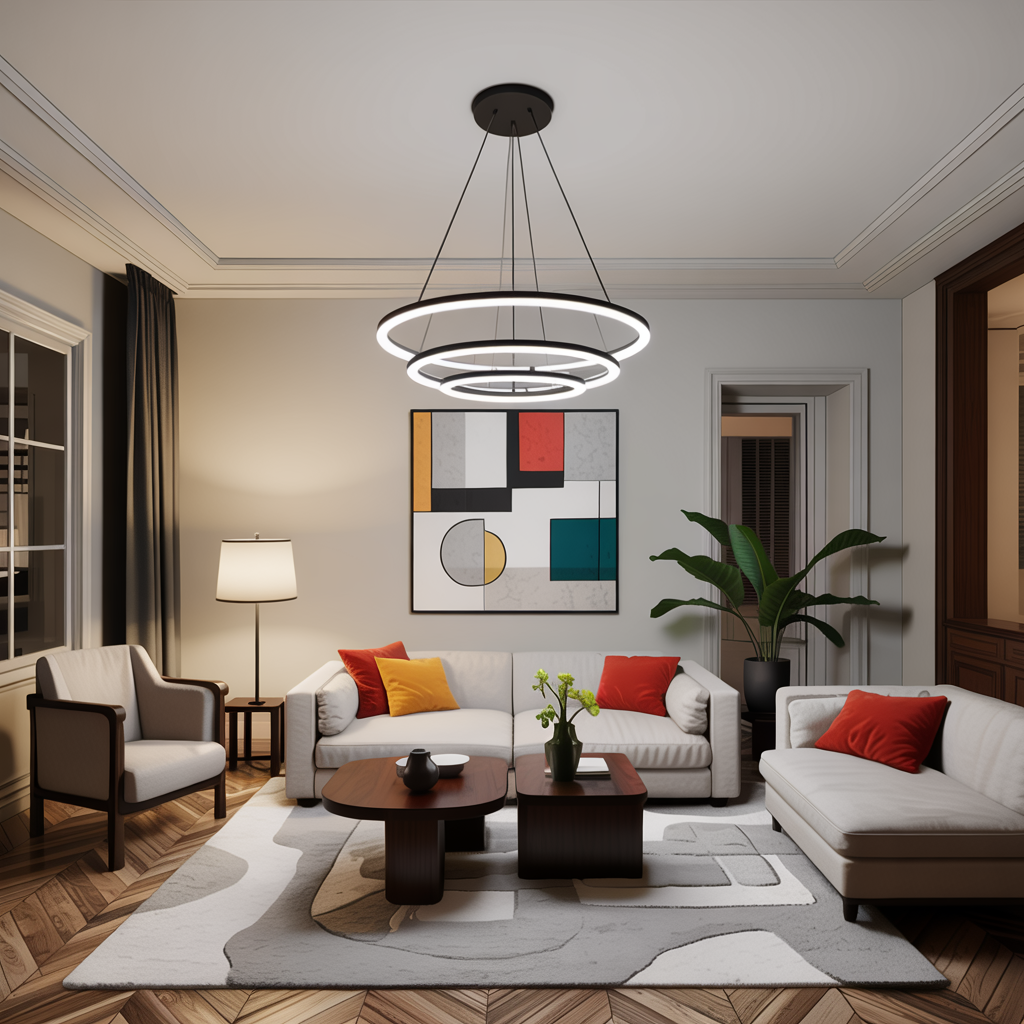 Layered Lighting with LED Lamps