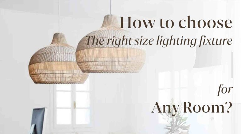 What Size Light Fixture for Room?