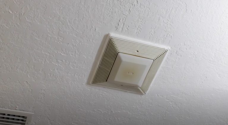 How to install a bathroom fan with light