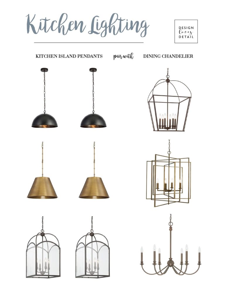 How to Pair Kitchen And Dining Lights?