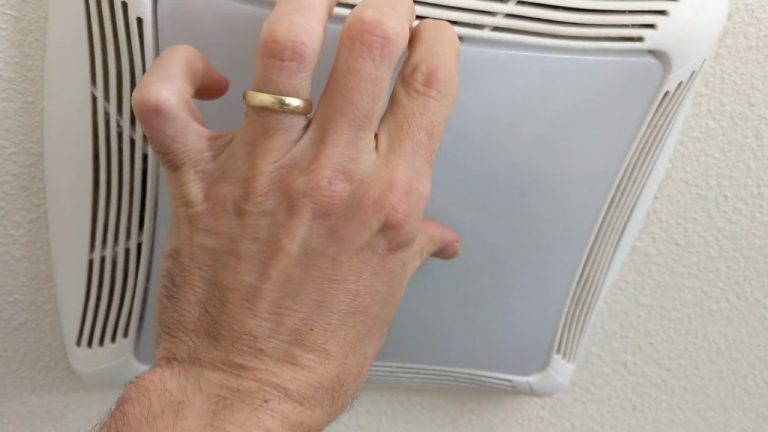 How to Remove Bathroom Exhaust Fan Cover With Light?