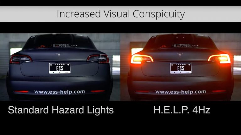 Hazard Lights on a Car