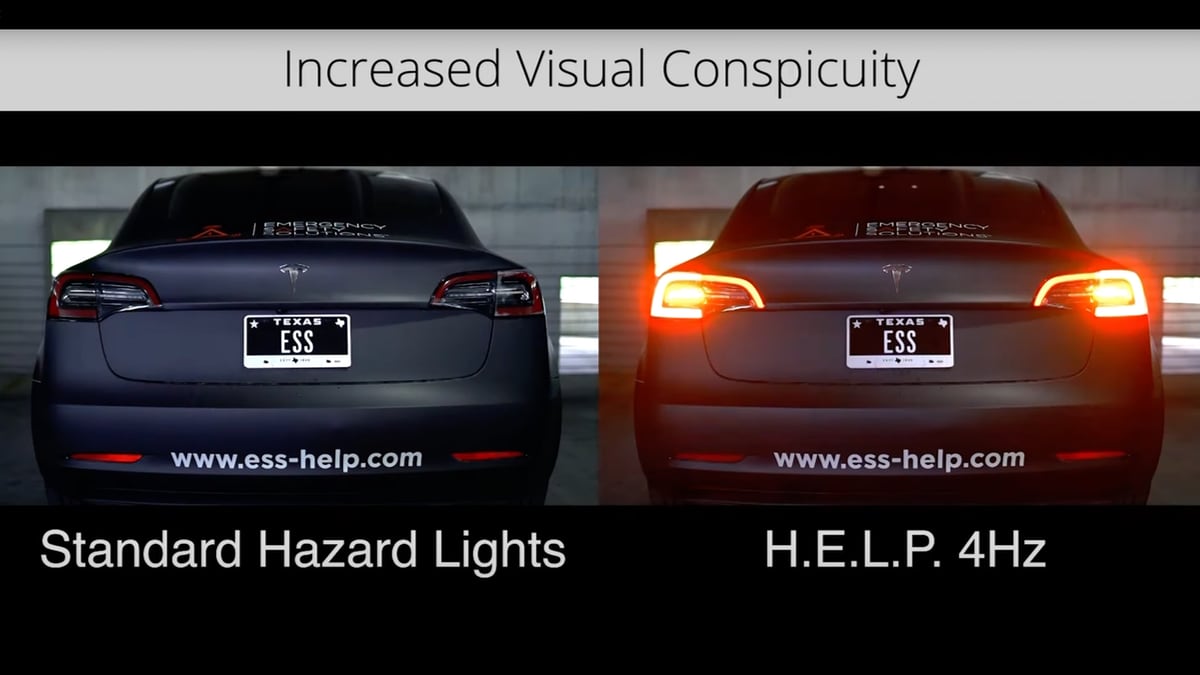 Hazard Lights on a Car